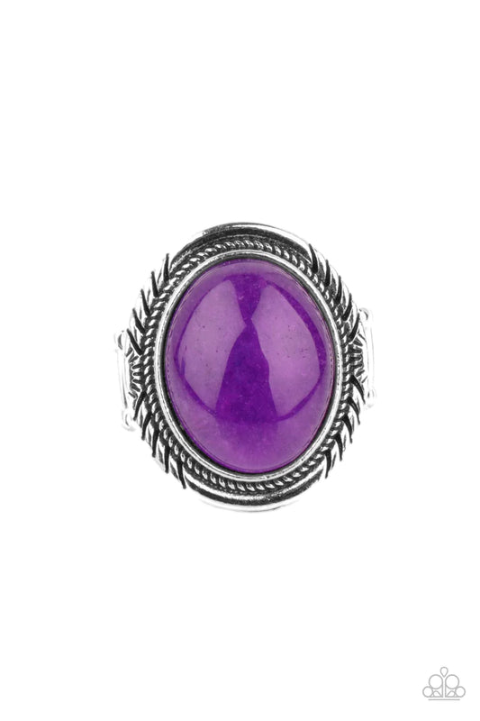 Stone Terrarium - Purple