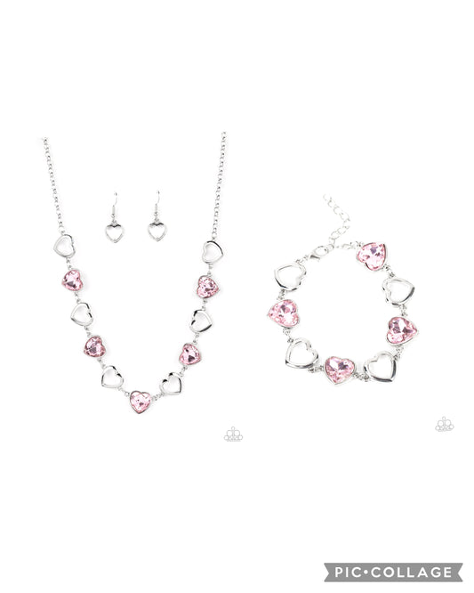 Contemporary Cupid & Sentimental Sweethearts - Pink - 2 Piece Set