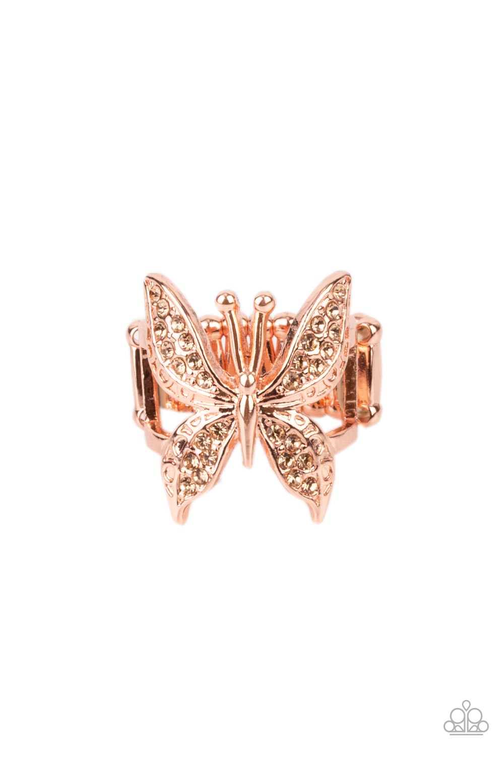 Blinged Out Butterfly - Copper